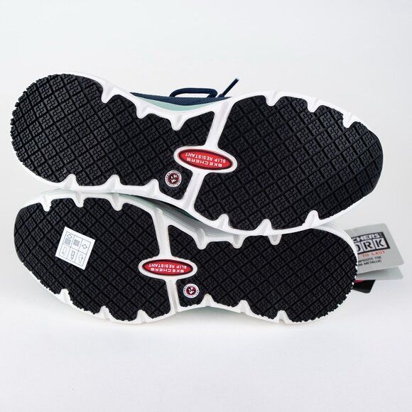 NWT Skechers Composite Safety Toe Slip Resistant Arch Fit Sneaker Size 6 - Picture 8 of 16